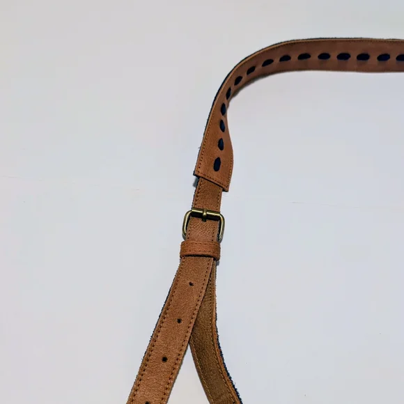 Anabaglish Teal Suede Leather Boho Purse - Picture 7 of 13